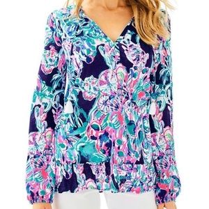 NWOT Lilly Pulitzer Daisy Blouse